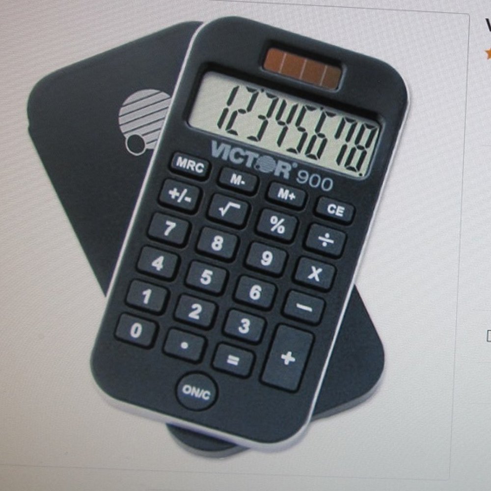 NIB Victor 900 Calculators w/Cover